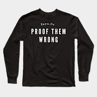 Positive Words Long Sleeve T-Shirt